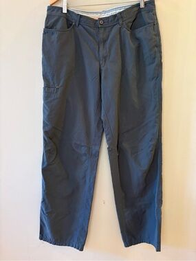 Mountain Equipment Approach Hiking Pants Grey Blue Sz 38.